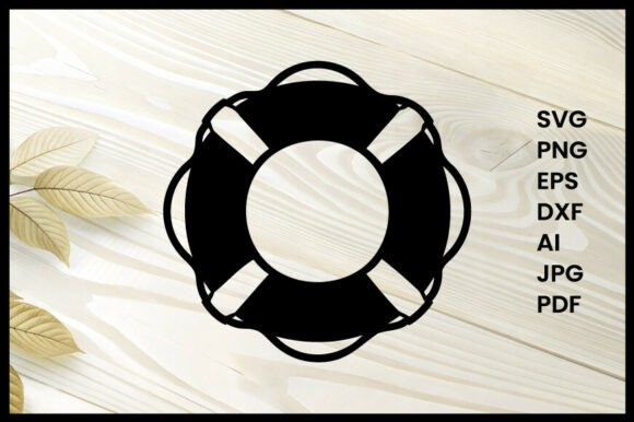 Lifebuoy Ring Illustration Silhouette