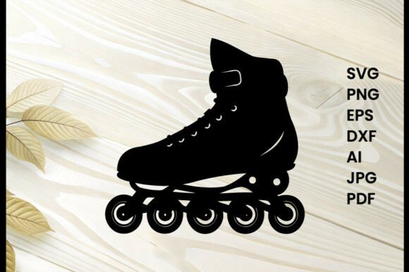 Rollerblades Illustration Silhouette