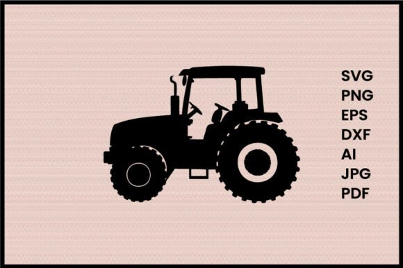 Tractor Illustration Silhouette