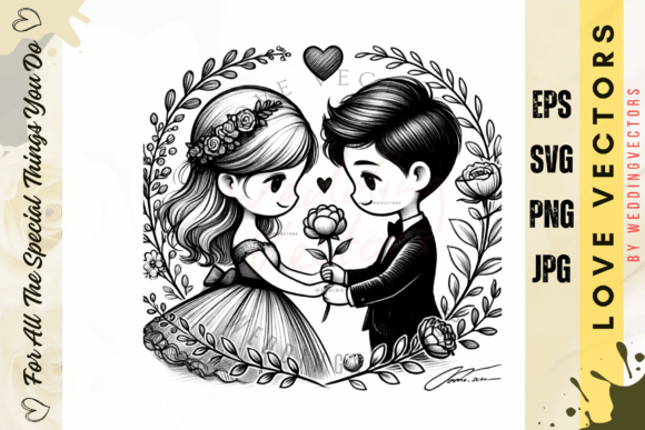 Weddingvectors - 11001030: A Cute Save the Date Embroidery Design
